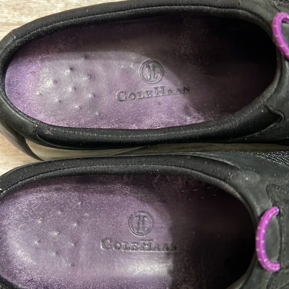 Cole Haan Nike Air Black Slip Ons-8.5B - Picture 7 of 8